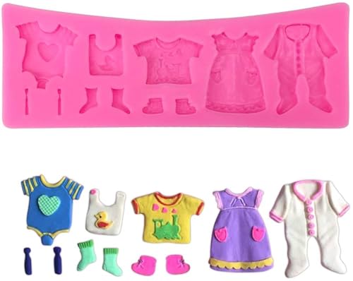 Baby Suit Silicone Baking Mold | Fondant, Chocolate, Candy & Cake Decorating Mould