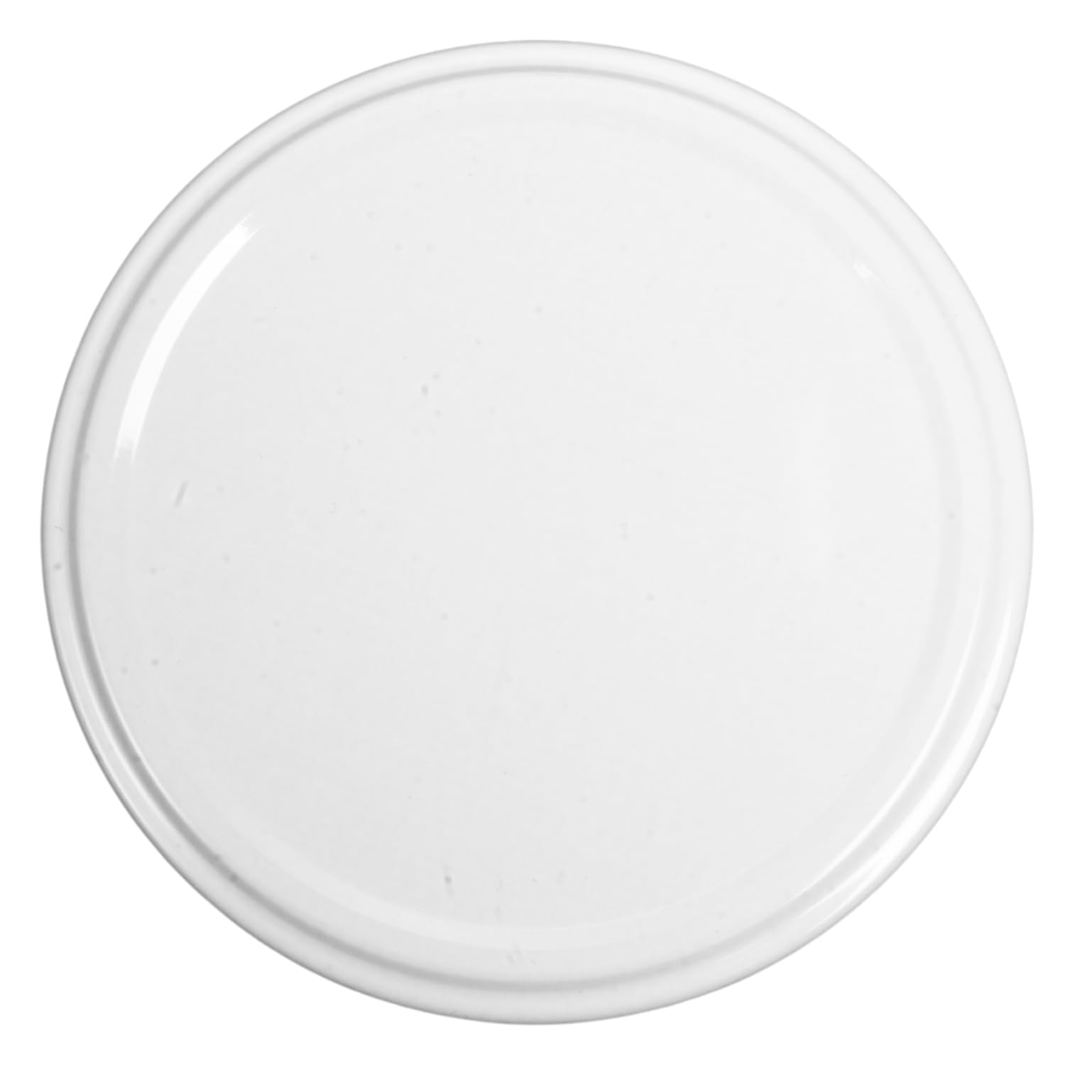 20xGlass Jar Lids Twist Off 82mm Metal Replacement Caps for Jam Honey Pickle Vegetables Fruits Plain Colors Metal Preserving Lid (White)
