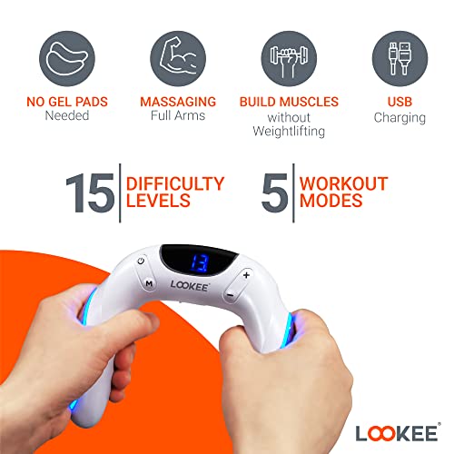 Lookee A8 Arm Exerciser | Innovative Arm Workout Equipment | Strength Training And Massage Machine For Arm, Forearm, Hand, Wrist | Arm Toner For Women And Men #TOP2