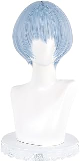 XM2CY Cosplay Wig made for Shin Seiki Evangelion Rei Ayanami Halloween