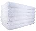 Bath Towels by MIMAATEX-6 Pack-White 100% Cotton 24x50 Inch Bath Towels