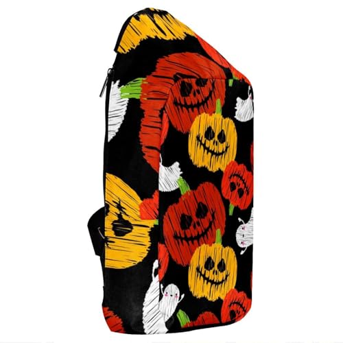 Mochila de hombro con diseño de calabazas para tus viajes y rutas de senderismo 4