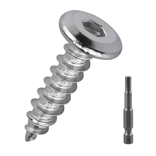 Vis autotaraudeuses M5 x 25 mm pour fixer solidement le bois et le métal dans la maison
