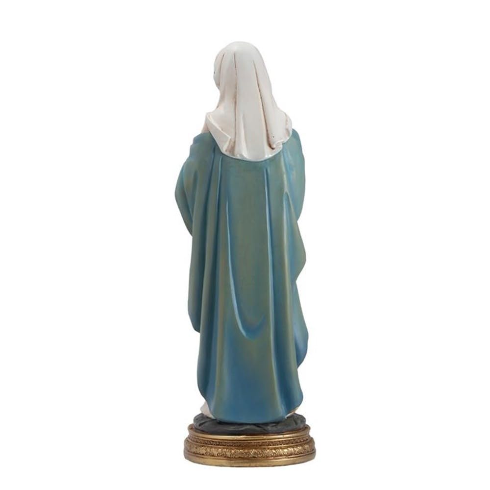 Virgen María Embarazada figura 30 cm. escultura dulce espera resina