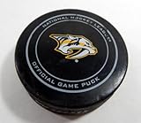 2016 Nashville Predators Vs. Minnesota Wild Game Used Puck DP61246 - NHL Unsigned Game Used Pucks