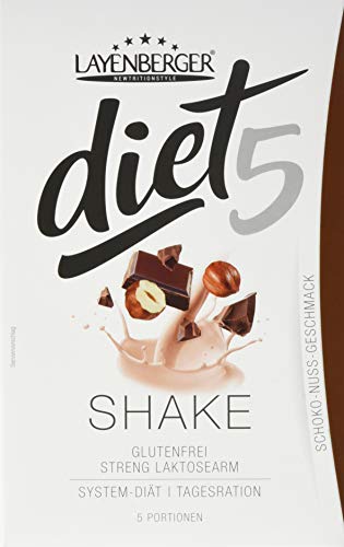 Preisvergleich Produktbild Layenberger diet5 Shake Schoko-Nuss Geschmack, 5 Stück