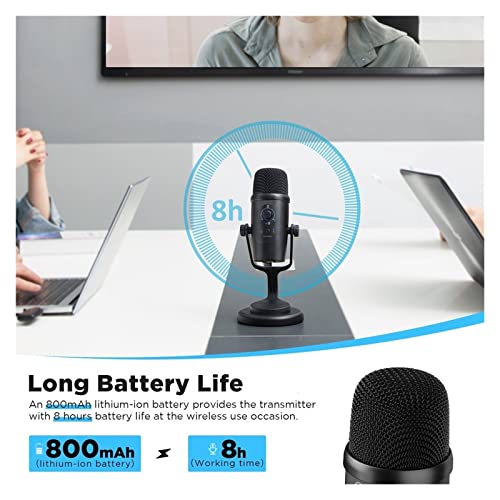 Microphone de streaming sans fil USB pour PC et ordinateur portable - 5