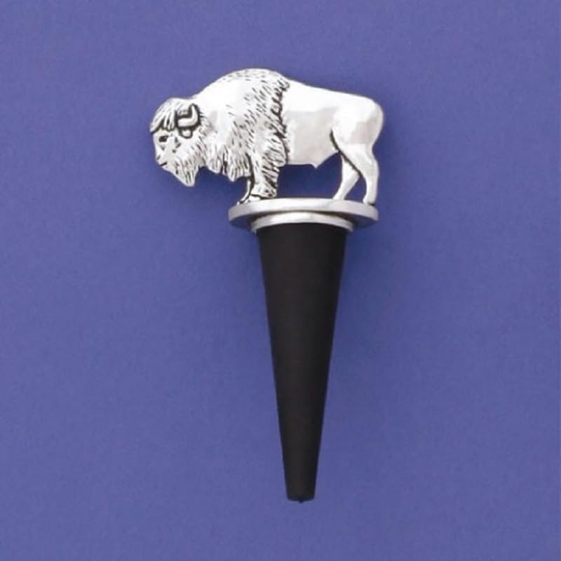 Basic Spirit Décor Heron Bottle Stopper Buffalo, 5 Inch Height, Home Decoration for Gifts and Souvenirs, Wine and Beverage Kit