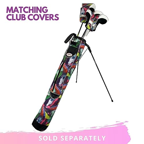 Image of Women's Ultralight Sunday Bag | Taboo Fashions Stand Bag | Range Bag, Par 3, Executive Course | Self Flexing Stand, Adjustable Strap