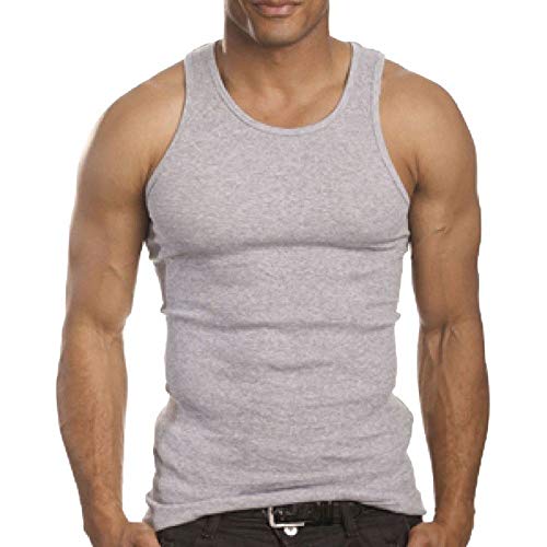 Falari 3 Pack Men's A-Shirt Tank Top Gym Workout Undershirt (Slim & Muscle Fit ONLY)4