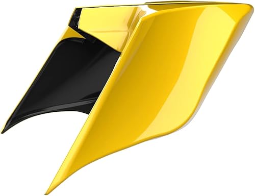 Miniatura 207 de Advanblack Barracuda - Cubiertas laterales estiradas plateadas (brillantes), paneles extendidos para Harley Touring Street Glide Road Glide Electra