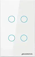 Interruptor 4x2 Smart Wifi Inteligente Nova Digital 4 Botões Lite