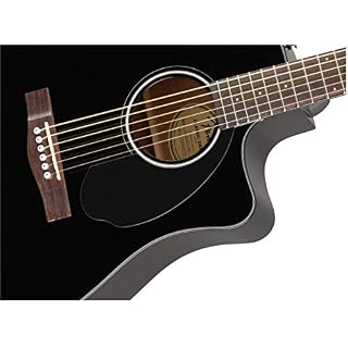 Fender CD-60Sce Dreadnought, Touche De Noyer, Noir 0970113006 - Les Beatles, Paul McCartney, John Lennon, RIngo Starr, George Harrison Fender CD-60Sce Dreadnought, Touche De Noyer, Noir 0970113006 – Image 4
