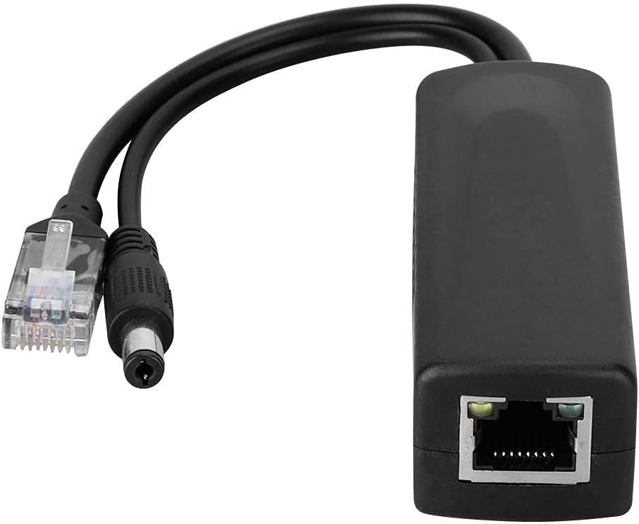 MAKINGTEC 48V to 12V Active POE Splitter Adapter, Connectors Adapter Cable Splitter Injector AP Power Supply Isolated Type With DC 12V Output
