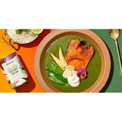Roland Foods Organic Unsweetened Coconut Cream, Specialty Imported Food, 13.52 Ounce Can, Pack of 1