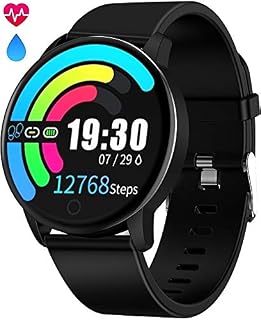 Smart Watch Waterproof IP68 Fitness Tracker Smartwatch with Heart Rate Monitor for Android