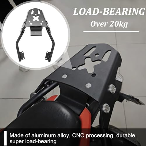 Suporte traseiro para bagagem de motocicleta compatível com BMW G310R 2016-2021, suporte de caixa su