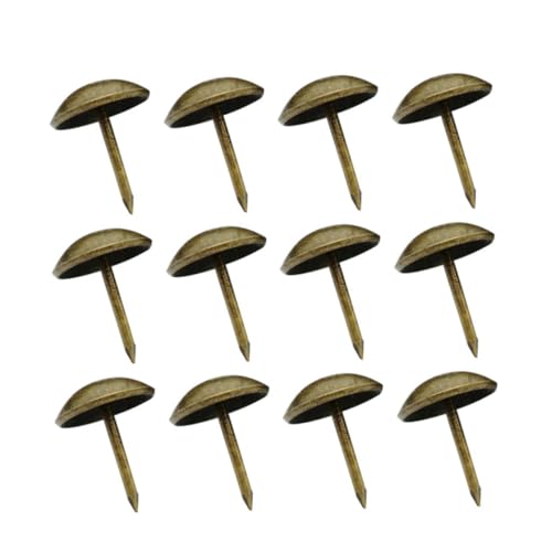 LIFKOME Unique Antique Bronze Nails Round 10x15mm Enhance Your Furniture Decor No Burr