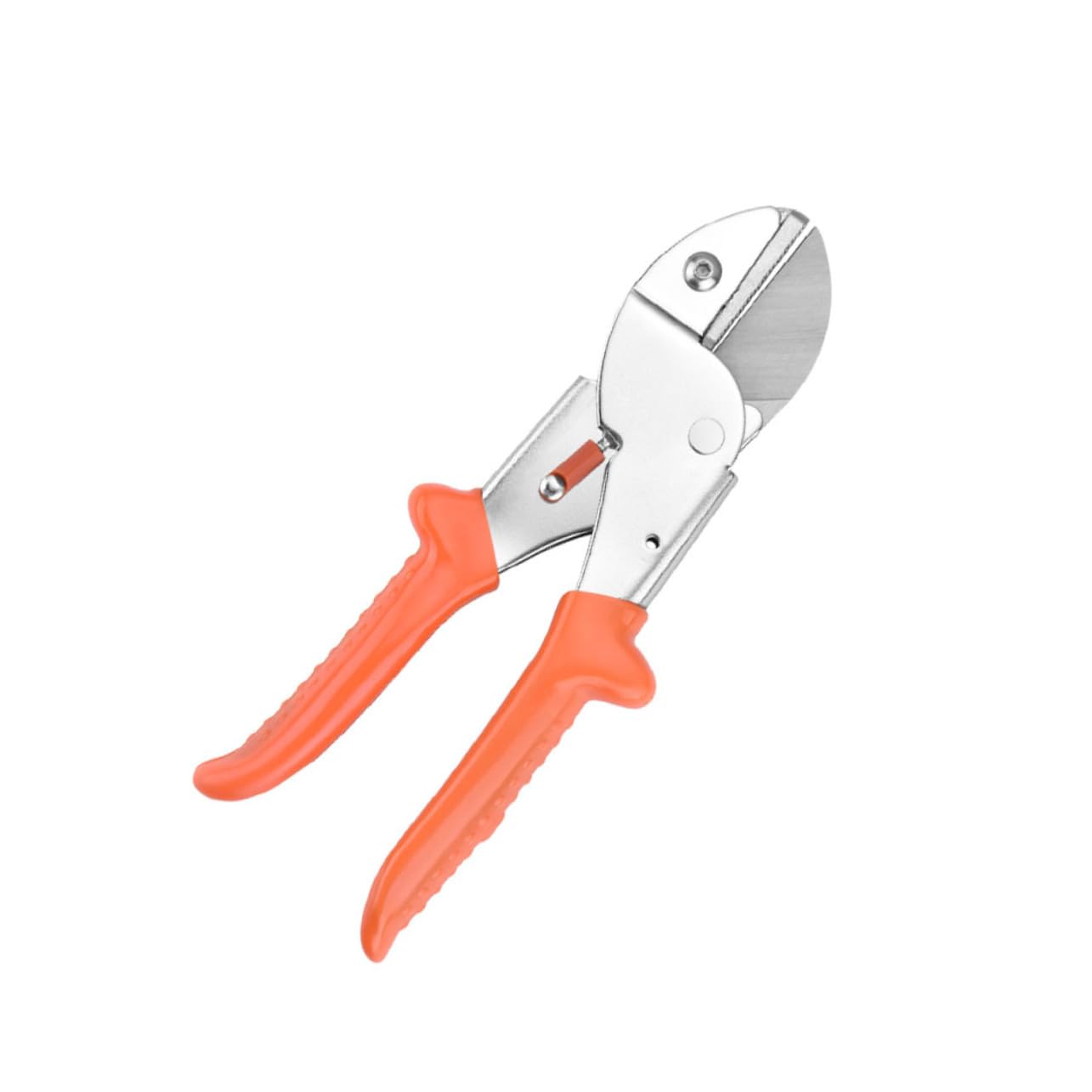 Happyyami Gardening Tool Pruning Shears Twigs Scissor Pruning Device Anvil Style Shears Orange Handle Easy to Use