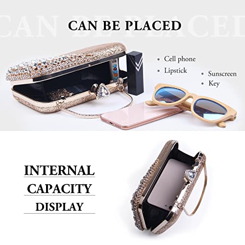 EVEOUT Pochette e Clutch da donna Scintillante