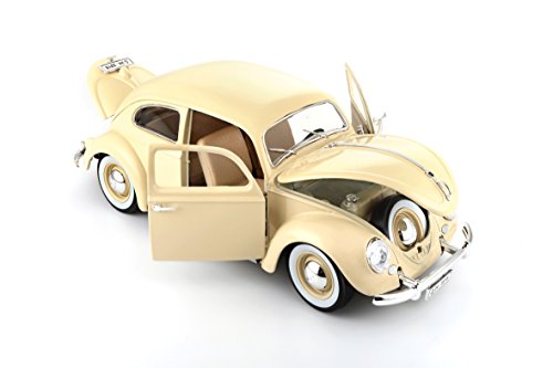 Bburago 18-12029 Gold VW Kafer Beetle (1955) - Modellino in scala 1:18, colori assortiti