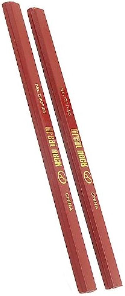 Great Neck Saw CAP2 Carpenter’s Pencil : Amazon.sg: DIY & Tools