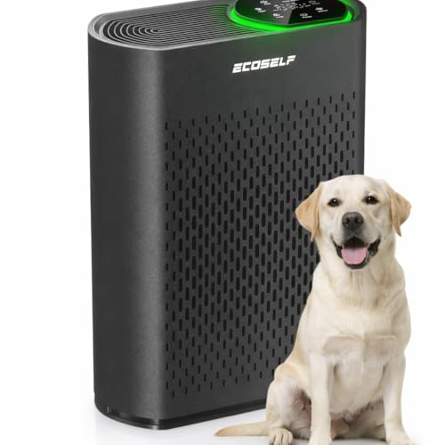 Image of ECOSELF Air Purifier Sq Ft, True HEPA Filter