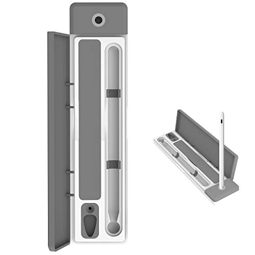 AWAVO - Estuche universal y soporte compatible con muchos tipos de lápices capacitivos para mantener el cable USB y los accesorios organizados