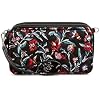 Vera Bradley Womens Cotton All in One Crossbody Purse With RFID Protection