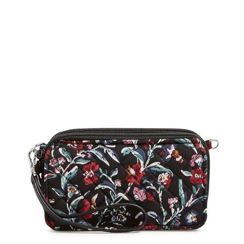 Image of Vera Bradley Women's Cotton All in One Crossbody Purse With RFID Protection