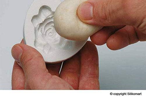 silikomart SLK021 191611 Sugar Flex Shaping Moulds for Sugar-Based Cake Decorations Dinosaurs