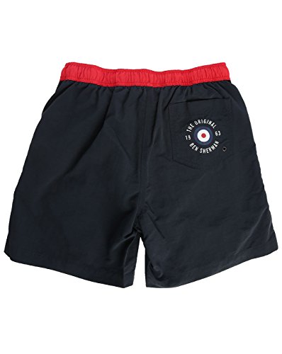 Mens Swim Shorts Ben Sherman Swimming Short Navy Large2