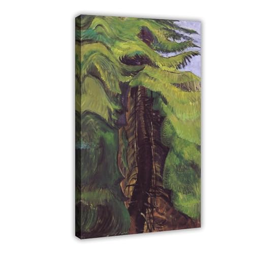 Poster Cèdre Sanctuary Emily Carr décoration murale toile cadre