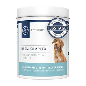 PetFokus Darm Komplex Ergänzungsfuttermittel für Hunde