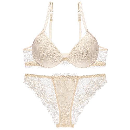 Lingerie invisible beige 95A : ensemble push-up anti-marques
