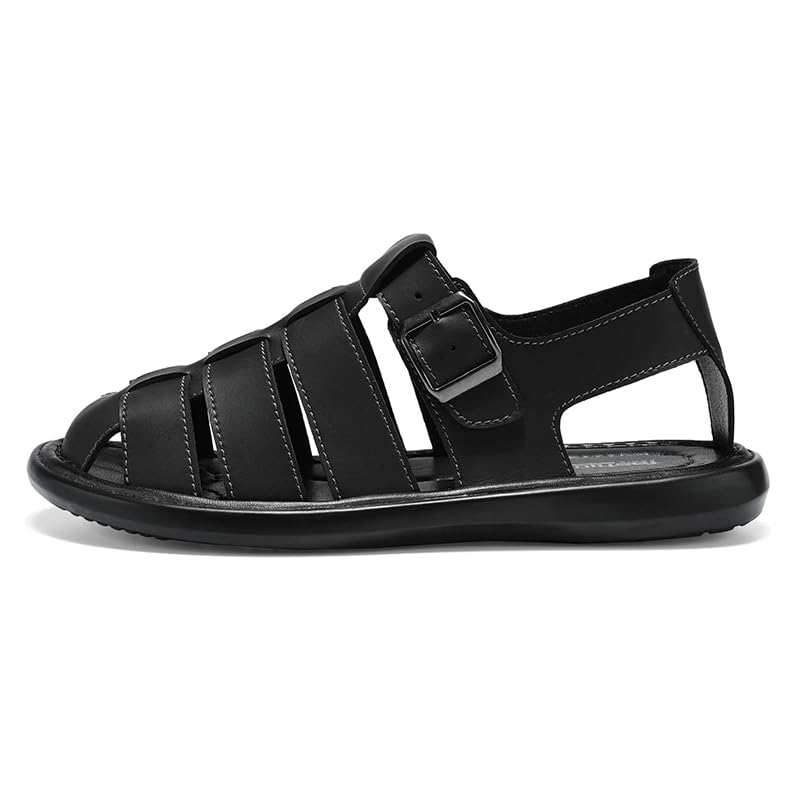 Image of Men's Outdoor Hiking Sandals Closed Toe Water Sandals Casual Lightweight Summer Beach