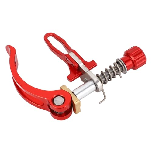 Armchair for Armchairs, Stable Stainless Steel Adjustable Safety Post Tube Clamp/Holder for Folding Cycles (Red)