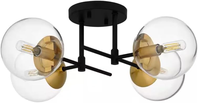 DSI-Lighting DSHD7892A1 Semi-Flush Mount Ceiling Light, front view