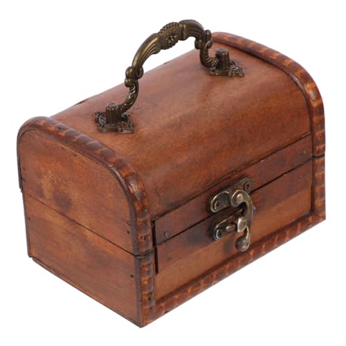 Ipetboom caja de madera de almacenamiento caso de la joyería oro Boda organizador cajas de almacenamiento safe box storage box joyero de madera baul madera estuche joyeros de madera Yellow