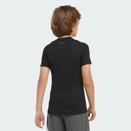 Adidas AA7534 Boys' Moisture Wicking Techfit Compression Shirt Short Sleeve thumb #1