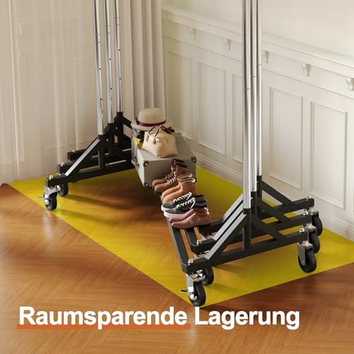 HOKEEPER Z-Kleiderständer 182kg auf Rollen – Ansicht 5