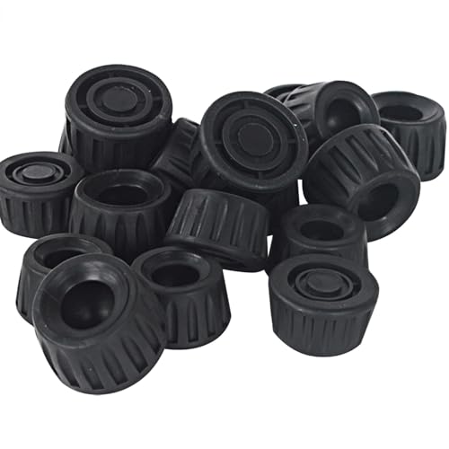 CHENJIN 3PCS Camera Tripod Non Slip Pad Inside Diameter 15MM Rubber Tripod Foot Pad Accessory for Camera Tripod Monopod Replacement Black - Thumbnail 4