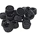 CHENJIN 3PCS Camera Tripod Non Slip Pad Inside Diameter 15MM Rubber Tripod Foot Pad Accessory for Camera Tripod Monopod Replacement Black