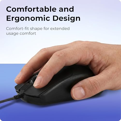Image of Zebronics Phero Plus Wired Gaming Mouse, Up to 2000 DPI, High Precision Opitcal Sensor, 4 Buttons, 1.3m Long USB Cable, Compatible with PC & Laptop, Multicolor LED, Ergonomic Design