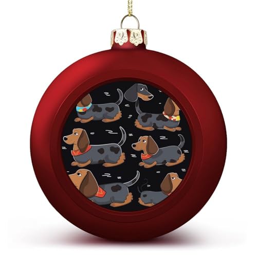 Décorations de Noël teckel résistantes pour éviter la casse des boules - 2