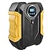 Queta Inflador Coche 12V, Compresor Aire Coche Portátil DC12V hasta 150PSI con Pantalla Digital, Luz LED Display para Inflar Coches Bicicletas Camas Yate, Fácil de Usar (20x6x16cm)