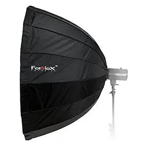 Fotodiox Deep EZ-Pro 48in (120cm) Parabolic Softbox - Quick Collapsible Softbox with Speedotron Speedring for Speedotron Black and Brown Line