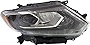 Evan Fischer Headlight Assembly Compatible with 2014-2016 Nissan Rogue LED Passenger Side