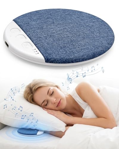 MOXTOYU Kissenlautsprecher Bluetooth Tragbarer Kissen Lautsprecher mit BT 5.4 Weißem Rauschen & Timer 10 Stunden Akkulaufzeit Kabellose Einschlafhilfe für Tiefschläfer Seitenschläfer