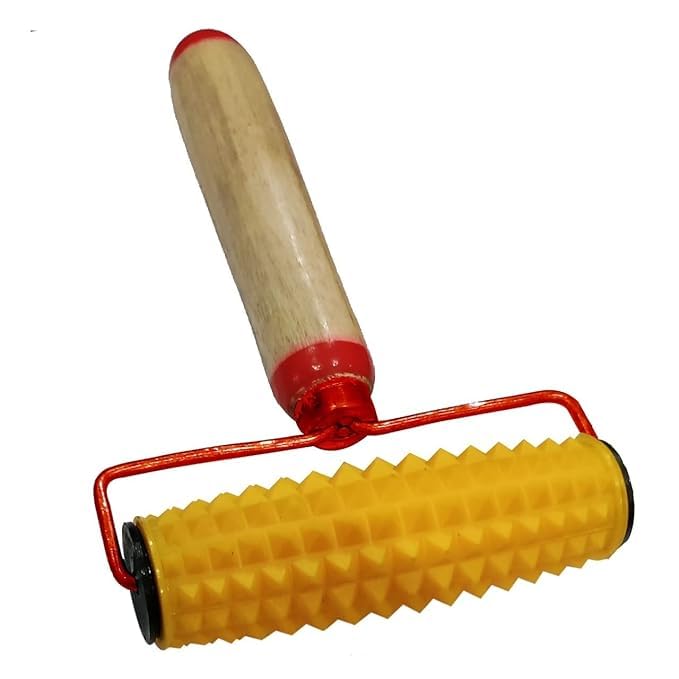 Acupression Acupressure Karela Roller-III Big Plastic Pointed Multi Purpose Massager, acupressure tool,kit,for blood corculation and pain relief